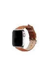 Apple Watch 42mm Nl26 Deri Kordon - Taba-1