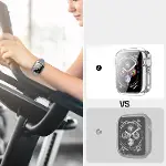 Apple Watch ile Uyumlu Series 10 Şeffaf Kılıf Ekranı Tam Kapatan Silikon Yapılı Ekran Koruma Apple W-5