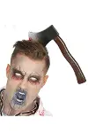 Kafaya Saplanmış Halloween Kanlı Balta Şaka Tacı-4