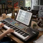 Type-C + Micro USB to USB-B Yazıcı/MIDI Bağlantı Kablosu (1 METRE) - Printer, Tarayıcı, MIDI Klavye,-7