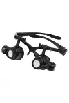 Gözlük Modeli 10x 15x 20x 25x Lens,2led Işıklı,büyüteç-4