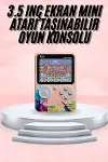 3.5 İnç Klasik Retro LCD Ekran 500 Oyunlu Oyun Konsolu Taşınabilir-1