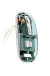 Bluetooth ve 2.4G USB Destekli Pilli Kablosuz Şeffaf Mouse-4