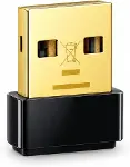 TRIO W102 300 Mbps USB WiFi Adaptör, Realtek RTL8188FTV 2.4 GHz Kablosuz Ağ Adaptörü, 802.11 b/g/n W-1