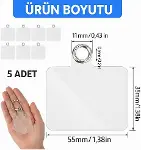 Telefon Boyun Askı Aparatı 5'li Paket, Universal – Şeffaf-2