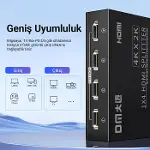 CHB079 4K 30Hz 1 Giriş 4 Çıkış HDMI Splitter Çoklayıcı-3