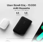 BoostCharge Power Bank, Entegre Kablolu Taşınabilir Şarj Cihazı 10K PD 20W - USB-C Güç Dağıtımı, iPh-4