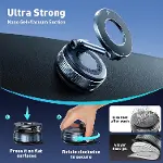 Yükseltilmiş 【Gevşek Kol Versiyonu】 Nano Jel Vakumlu Manyetik Araç Telefonu Tutucu Montaj, 360° Ayar-4