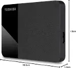 Canvio Ready 2.5" 2TB Harici Taşınabilir Disk Siyah-7