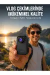 Vlog, Seyahat ve Günlük Video Çekimleri İçin Mini Kamera Yeni Nesil-1
