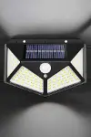 Güneş Enerjili Bahçe Aydınlatma Lambası Solar 100 Led Lamba-5