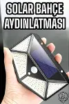 Güneş Enerjili Bahçe Aydınlatma Lambası Solar 100 Led Lamba-1