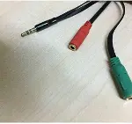 Kulaklık Mikrofon Ayırıcı Aparat 3.5mm Headphone Mic Audio 1 Erke-2