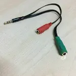 Kulaklık Mikrofon Ayırıcı Aparat 3.5mm Headphone Mic Audio 1 Erke-1