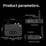 M60 NFC Bluetooth 5.4 Ses Alıcısı Transmitter AUX & RCA Bağlantı, Type-C Güç, USB’den Müzik Çalma, A-4
