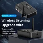 M60 NFC Bluetooth 5.4 Ses Alıcısı Transmitter AUX & RCA Bağlantı, Type-C Güç, USB’den Müzik Çalma, A-5
