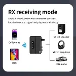 M60 NFC Bluetooth 5.4 Ses Alıcısı Transmitter AUX & RCA Bağlantı, Type-C Güç, USB’den Müzik Çalma, A-8