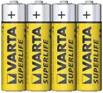 Varta 2006 Superlife AA Size 4lü Kalem Pil ( Shrink )-1