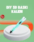 Üç Boyutlu 3D Yazıcı Kalem ABS ve PLA Uyumlu-1