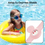 Buff TagSafe Çocuk Bileklik Silikon AirTag Uyumlu Kılıf Saat Hafif Su Geçirmez (Mavi)-2
