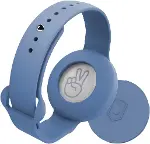 Buff TagSafe Çocuk Bileklik Silikon AirTag Uyumlu Kılıf Saat Hafif Su Geçirmez (Mavi)-6