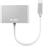 SL-USB-C66 Type-C to VGA+usb3.0+pd Kablo-1