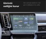 Renault Austral Multimedya 9 İnç İle Uyumlu Ekran Koruyucu Şeffaf Nano-1