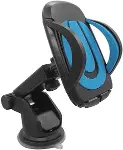 HY-XH25 Vantuz + Braketi 360 Derece Siyah-Mavi Telefon Tutucu-3