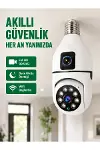 WiFi Ampul Güvenlik Kamerası 1080P Full HD Gece Görüşlü ve Hareket Algılamalı-1