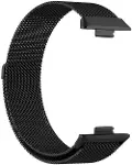 Huawei Watch Fit 5 için Kordon Milanese Loop Siyah [Watch Fit 5 ile Uyumlu Kordon - Siyah]-1