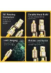 4in1 Hızlı Şarj Ve Data Kablosu Type-c / Lightning / Micro Usb PL-8631-2