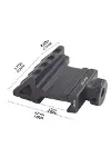 Taktik 45 Derece Açı Ofset Yan Adaptörü Rts 20mm Picatinny Ray-3
