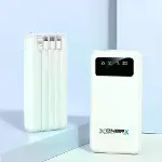 Enerx ENR-P20DC 20000 mAh 2.1 Amper Dahili Kablolu Powerbank Siyah-5