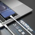 Type C-C, 1Metre, 60Watt PD Hızlı Şarj Kablosu, TPE Dış Yüzey, iPhone 15/16/17 ve Android İçin, IPH-7