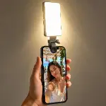 Led Aydınlatma Hareketli Masa Işık Tutacağı Youtuber-Twitch Yayıncı Standı, Görüntülü arama, Masaya-4