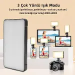 Led Aydınlatma Hareketli Masa Işık Tutacağı Youtuber-Twitch Yayıncı Standı, Görüntülü arama, Masaya-6