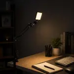 Led Aydınlatma Hareketli Masa Işık Tutacağı Youtuber-Twitch Yayıncı Standı, Görüntülü arama, Masaya-1