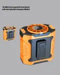Turbo Mini Taşınabilir Fan – 100 Kademeli Dijital Hız Kontrolü ve Type-C Şarj-5