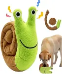 Salyangoz Peluş Köpek Sesli Oyuncağı Ödül Mama Saklama Ve Çiğneme Oyuncağı 1 ADET-1
