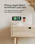 BoostCharge 3'ü 1 Arada Qi2 şarj cihazı, MagSafe uyumlu kablosuz şarj istasyonu, Apple iPhone 17 Ser-2