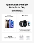 MagSafe Uyumlu Şarj Cihazı, 3'ü 1 Arada Dönüştürülebilir Kablosuz Şarj İstasyonu, iPhone 17, Apple W-6
