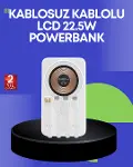 Çoklu Kablo Çıkışlı Taşınabilir Powerbank Kompakt Tasarım-1