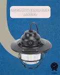 Dış Mekan İçin Şık LED Fener – 4400mAh Pil, IPX4 Su Geçirmez, Asılabilir-1