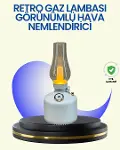 280 ml Tanklı Retro Gaz Lambası Difüzör USB Şarjlı Hava Nemlendirici-1