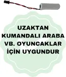 3.7 Volt 800 Mah Şarj Edilebilir Şarjlı Pil Kumandalı Araba Ve Oyuncaklarla Uyumlu Yedek Pil-3