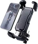 HT-171 Bisiklet Telefon Tutucu Gidon Tipi Motosiklet Telefon Tutucu 360 Dönebilir Darbe Emici Tutaca-2