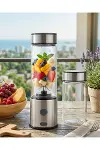 Çift Cam Hazneli Blender 16500 RPM Buz Kırıcı Taşınabilir Blender-1
