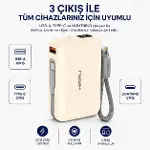Armor Series HP-AP03Y 10.000 mAh Qualcomm Quick Charge 3.0 Dijital Ekranlı Hızlı Şarj Powerbank - Be-4