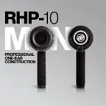 RHP-10 MONO BLACK | Mono/Tekli Profesyonel DJ Kulaklığı-6