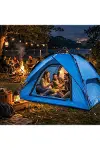 4 Kişilik Otomatik Kamp Çadırı – Çift Katmanlı, Suya Dayanıklı, Hızlı Kurulum Outdoor Aile ve Doğa Ç-2